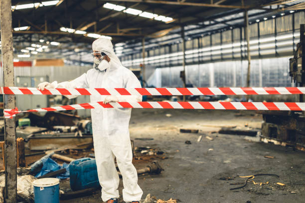 Professional Biohazard technician working in Colbert, WA